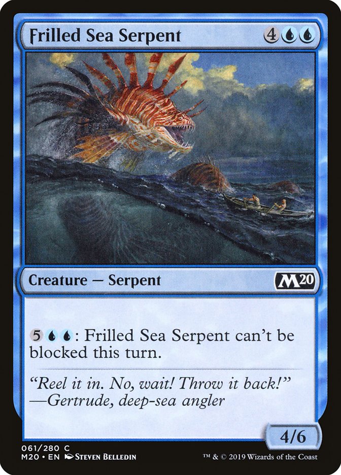 Frilled Sea Serpent [Core Set 2020] | Eastridge Sports Cards & Games