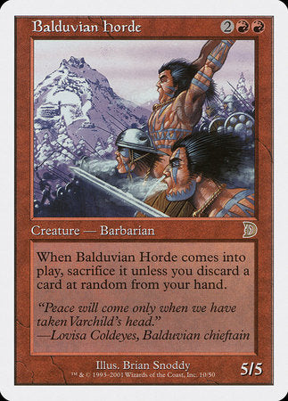 Balduvian Horde [Deckmasters] | Eastridge Sports Cards & Games