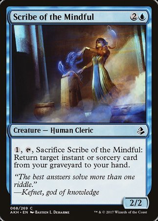 Scribe of the Mindful [Amonkhet] | Eastridge Sports Cards & Games