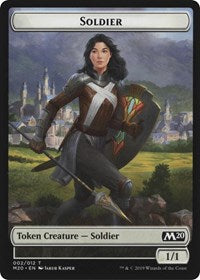 Soldier // Dinosaur Double-Sided Token [Game Night 2019 Tokens] | Eastridge Sports Cards & Games