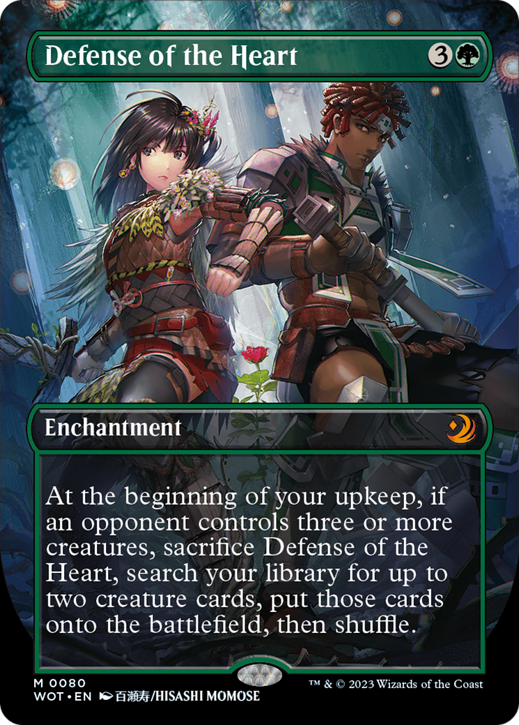 Defense of the Heart (Anime Borderless) [Wilds of Eldraine: Enchanting Tales] | Eastridge Sports Cards & Games