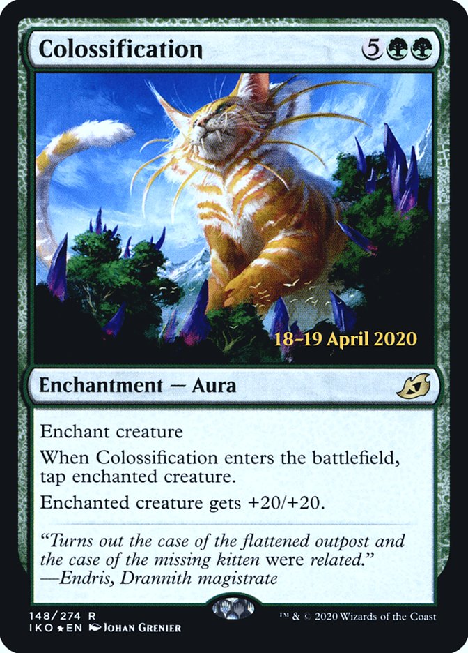 Colossification  [Ikoria: Lair of Behemoths Prerelease Promos] | Eastridge Sports Cards & Games