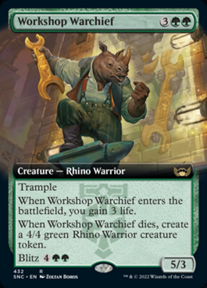 Workshop Warchief (Extended Art) [Streets of New Capenna] | Eastridge Sports Cards & Games