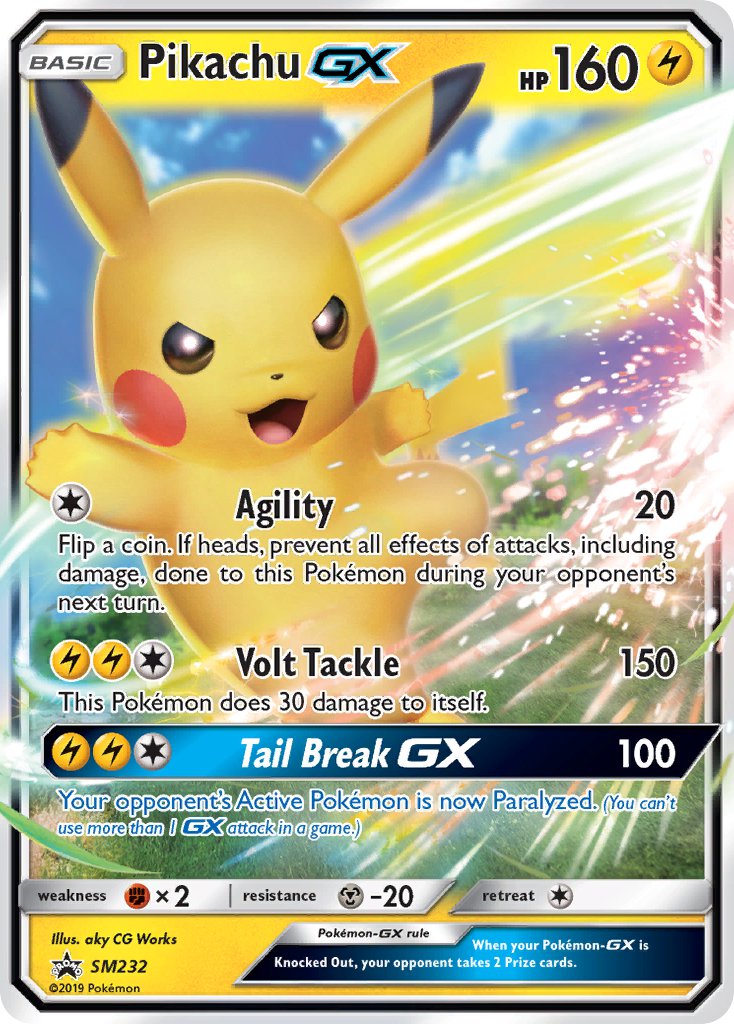 Pikachu GX (SM232) [Sun & Moon: Black Star Promos] | Eastridge Sports Cards & Games