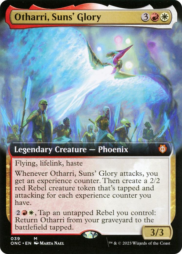 Otharri, Suns' Glory (Extended Art) [Phyrexia: All Will Be One Commander] | Eastridge Sports Cards & Games