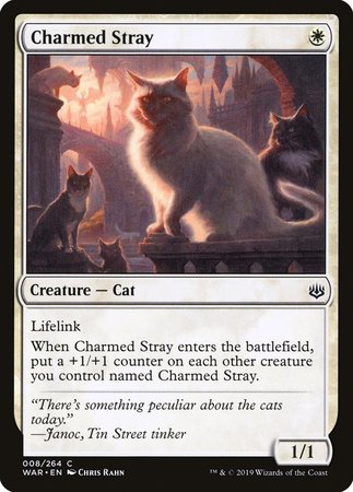 Charmed Stray [War of the Spark] | Eastridge Sports Cards & Games