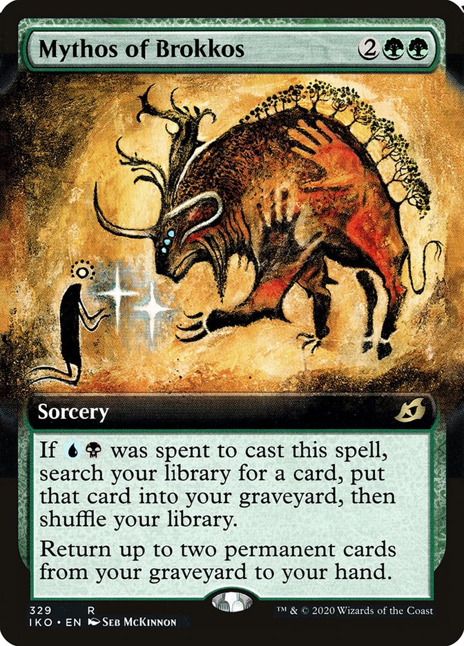 Mythos of Brokkos (Extended Art) [Ikoria: Lair of Behemoths] | Eastridge Sports Cards & Games
