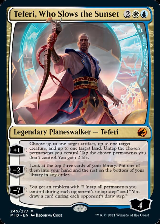 Teferi, Who Slows the Sunset [Innistrad: Midnight Hunt] | Eastridge Sports Cards & Games