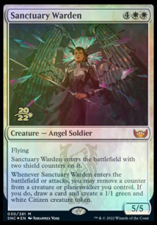 Sanctuary Warden [Streets of New Capenna Prerelease Promos] | Eastridge Sports Cards & Games