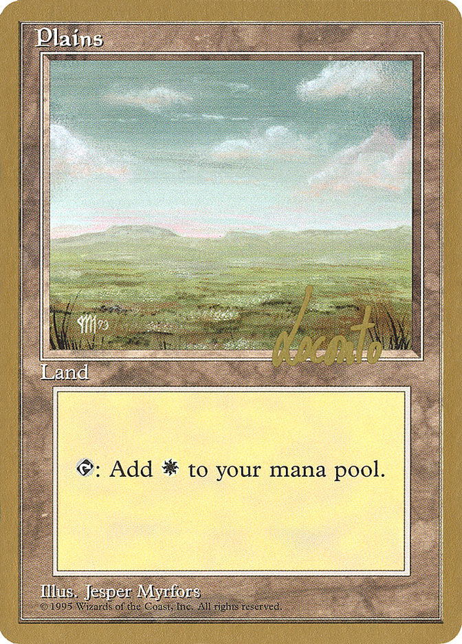 Plains (ml364) (Michael Loconto) [Pro Tour Collector Set] | Eastridge Sports Cards & Games