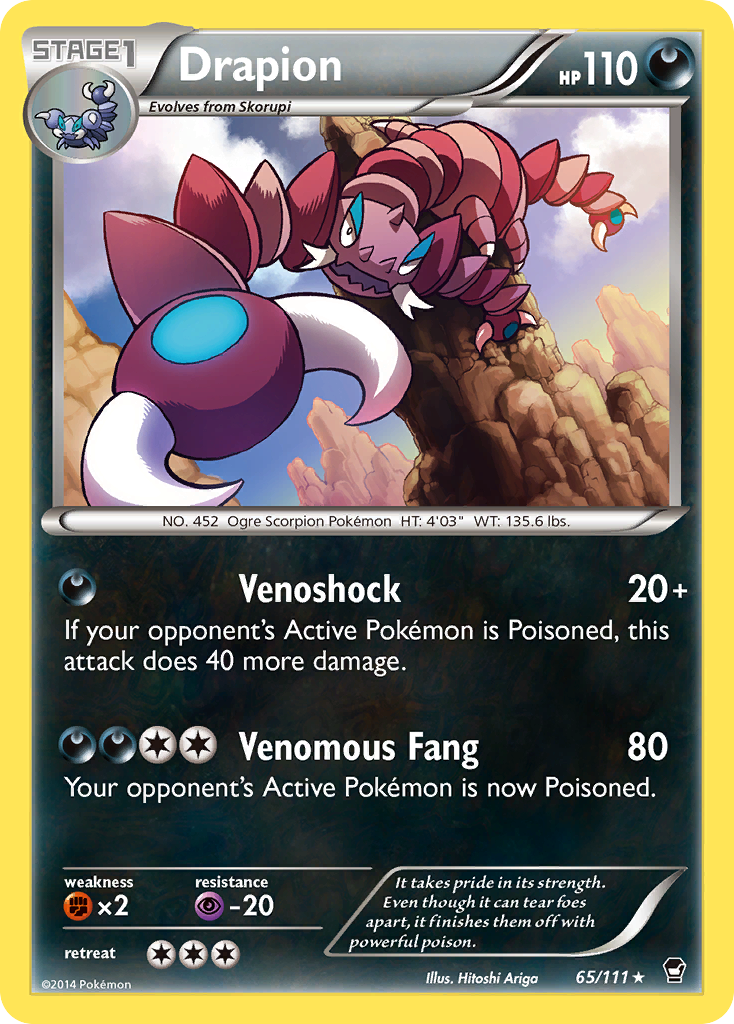 Drapion (65/111) [XY: Furious Fists] | Eastridge Sports Cards & Games
