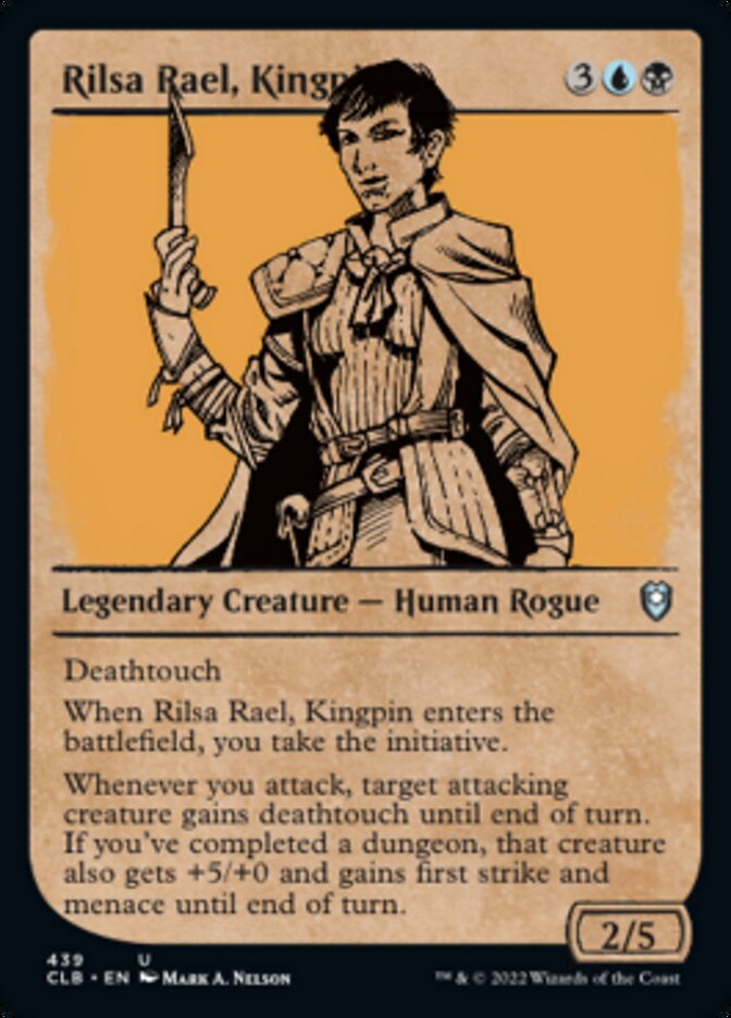 Rilsa Rael, Kingpin (Showcase) [Commander Legends: Battle for Baldur's Gate] | Eastridge Sports Cards & Games