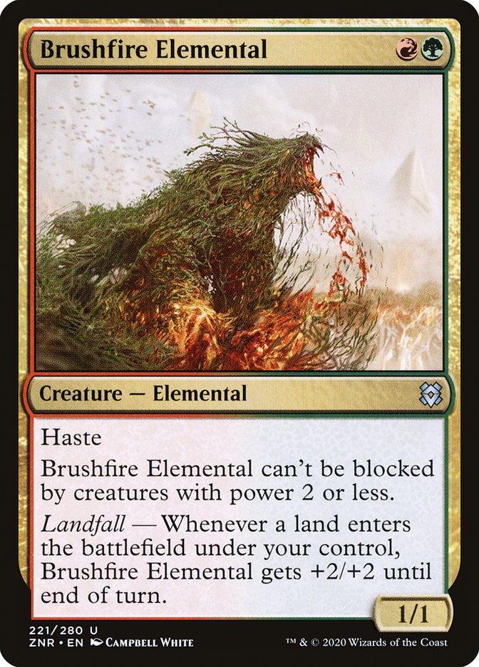 Brushfire Elemental [Zendikar Rising] | Eastridge Sports Cards & Games