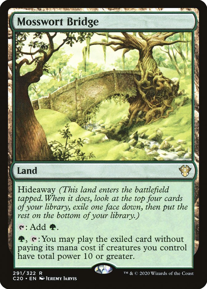 Mosswort Bridge [Commander 2020] | Eastridge Sports Cards & Games