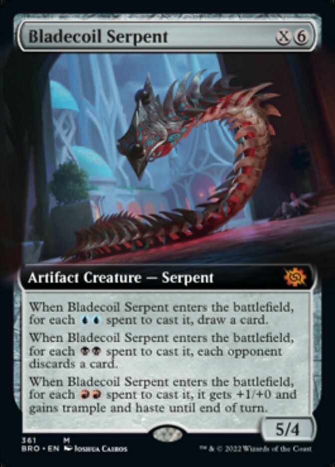 Bladecoil Serpent (Extended Art) [The Brothers' War] | Eastridge Sports Cards & Games