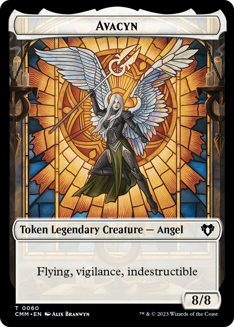 Copy (54) // Avacyn Double-Sided Token [Commander Masters Tokens] | Eastridge Sports Cards & Games