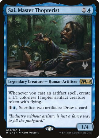 Sai, Master Thopterist [Core Set 2019 Promos] | Eastridge Sports Cards & Games