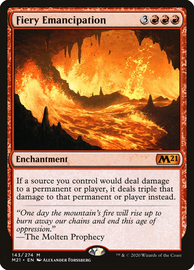 Fiery Emancipation [Core Set 2021] | Eastridge Sports Cards & Games
