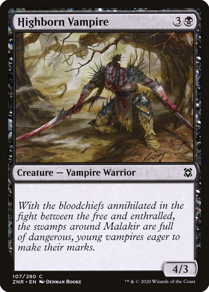 Highborn Vampire [Zendikar Rising] | Eastridge Sports Cards & Games