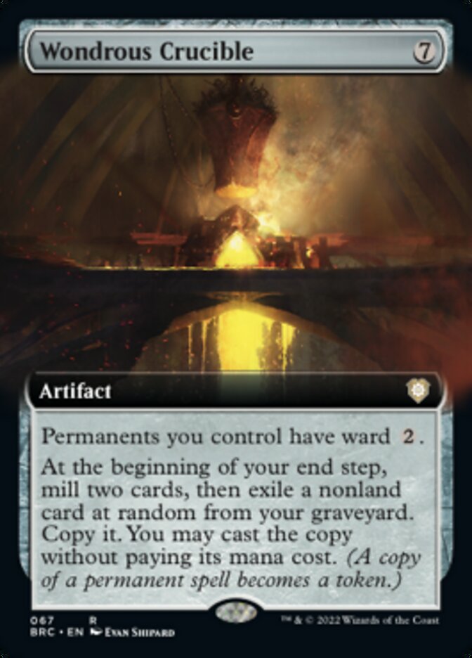 Wondrous Crucible (Extended Art) [The Brothers' War Commander] | Eastridge Sports Cards & Games