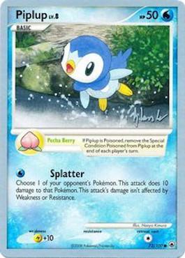 Piplup LV.8 (72/100) (Empotech - Dylan Lefavour) [World Championships 2008] | Eastridge Sports Cards & Games