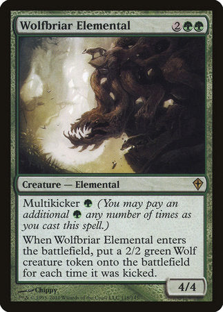 Wolfbriar Elemental [Worldwake] | Eastridge Sports Cards & Games