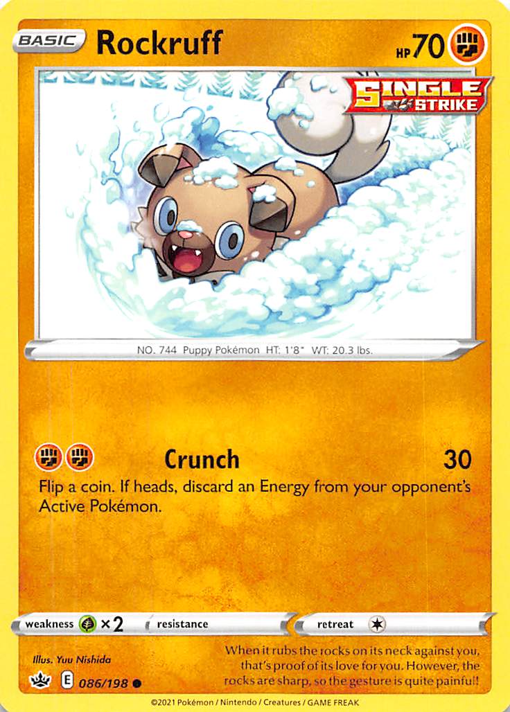 Rockruff (086/198) [Sword & Shield: Chilling Reign] | Eastridge Sports Cards & Games