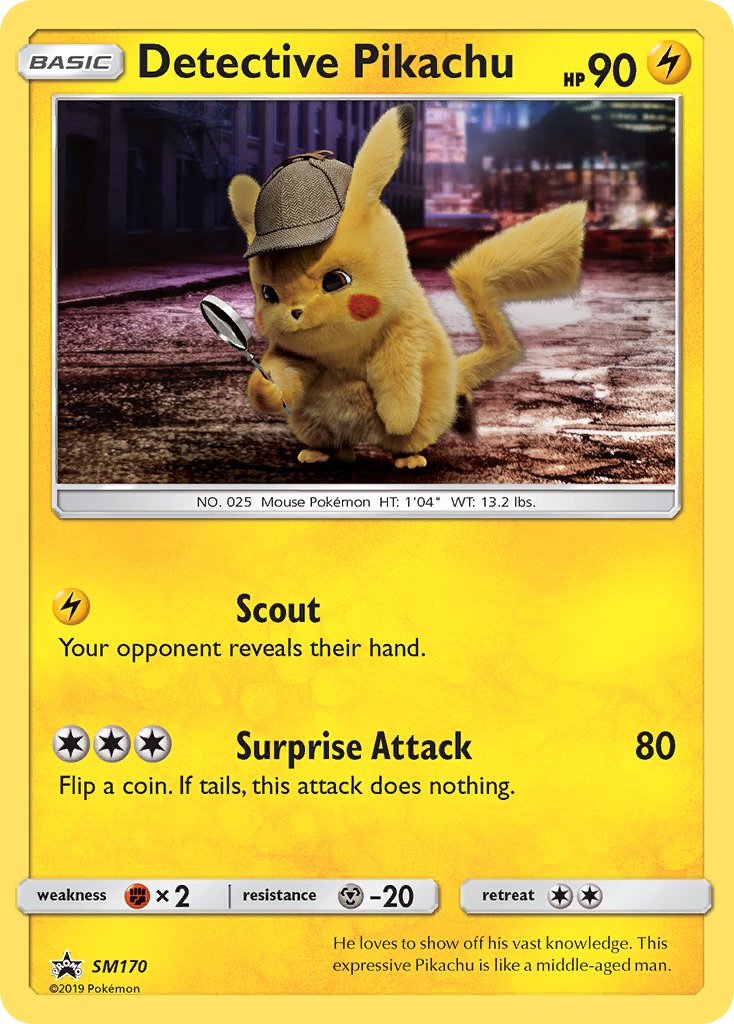 Detective Pikachu (SM170) [Sun & Moon: Black Star Promos] | Eastridge Sports Cards & Games