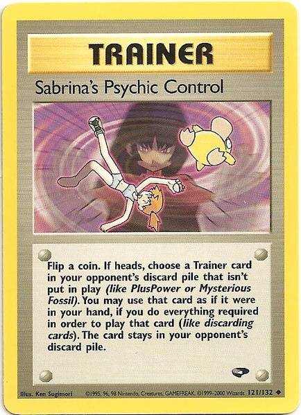 Sabrina's Psychic Control (121/132) [Gym Challenge Unlimited] | Eastridge Sports Cards & Games