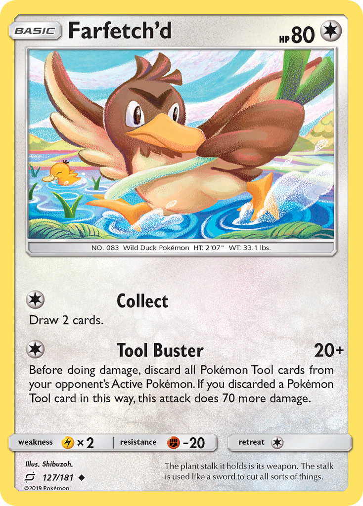 Farfetch'd (127/181) [Sun & Moon: Team Up] | Eastridge Sports Cards & Games