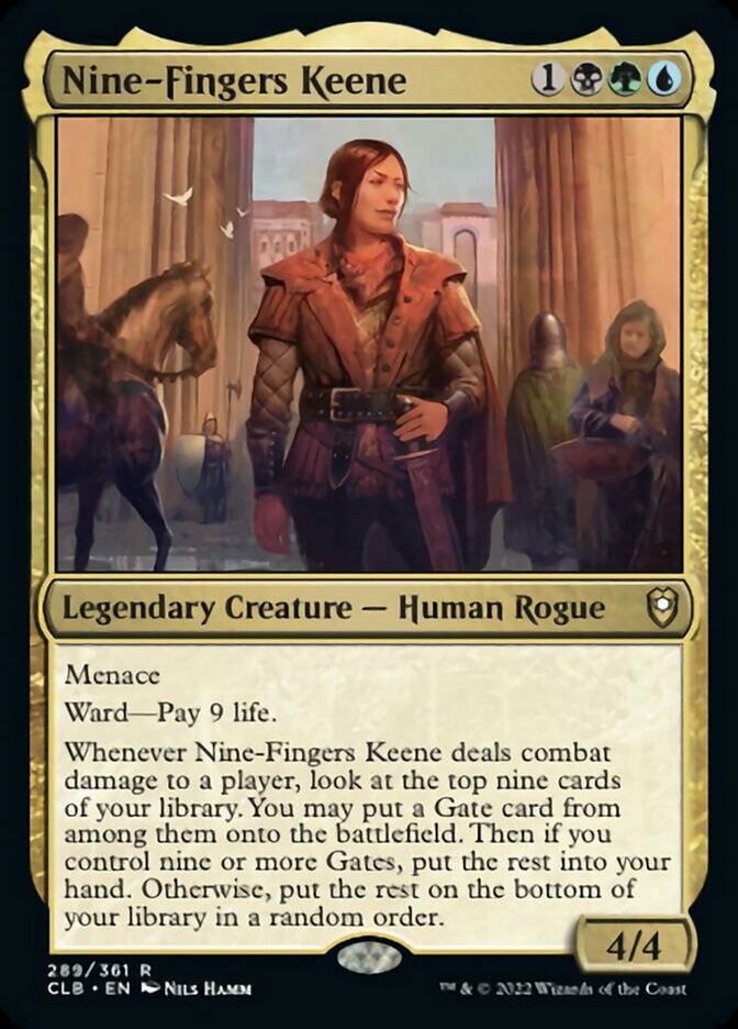 Nine-Fingers Keene [Commander Legends: Battle for Baldur's Gate] | Eastridge Sports Cards & Games