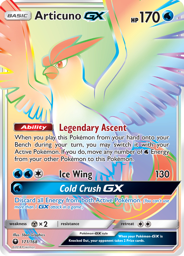 Articuno GX (171/168) [Sun & Moon: Celestial Storm] | Eastridge Sports Cards & Games