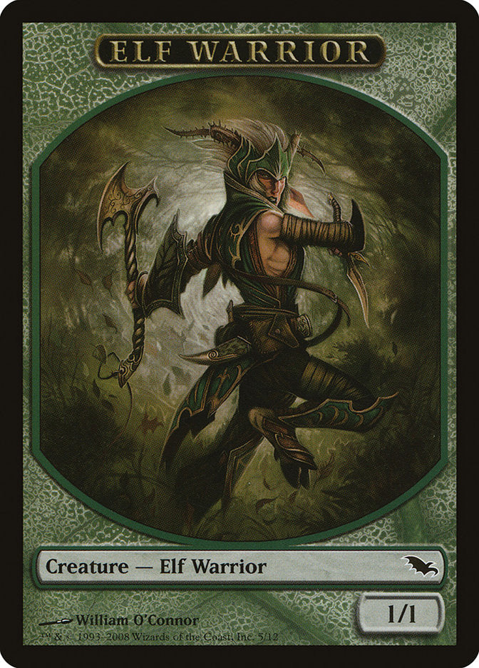 Elf Warrior (5/12) [Shadowmoor Tokens] | Eastridge Sports Cards & Games