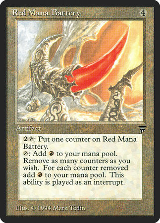Red Mana Battery [Legends] | Eastridge Sports Cards & Games