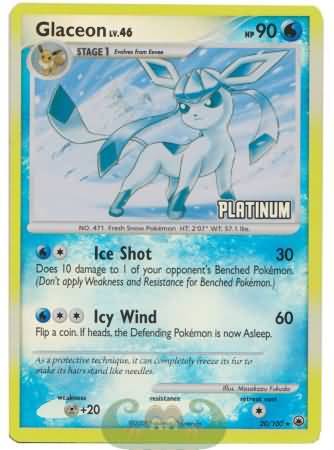 Glaceon (20/100) [Burger King Promos: 2009 Collection] | Eastridge Sports Cards & Games
