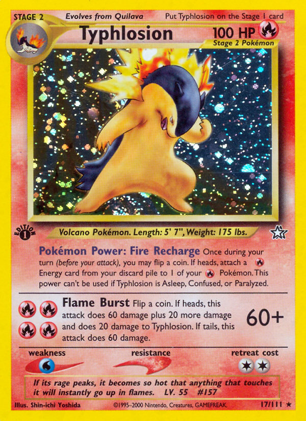 Typhlosion (17/111) [Neo Genesis 1st Edition] | Eastridge Sports Cards & Games