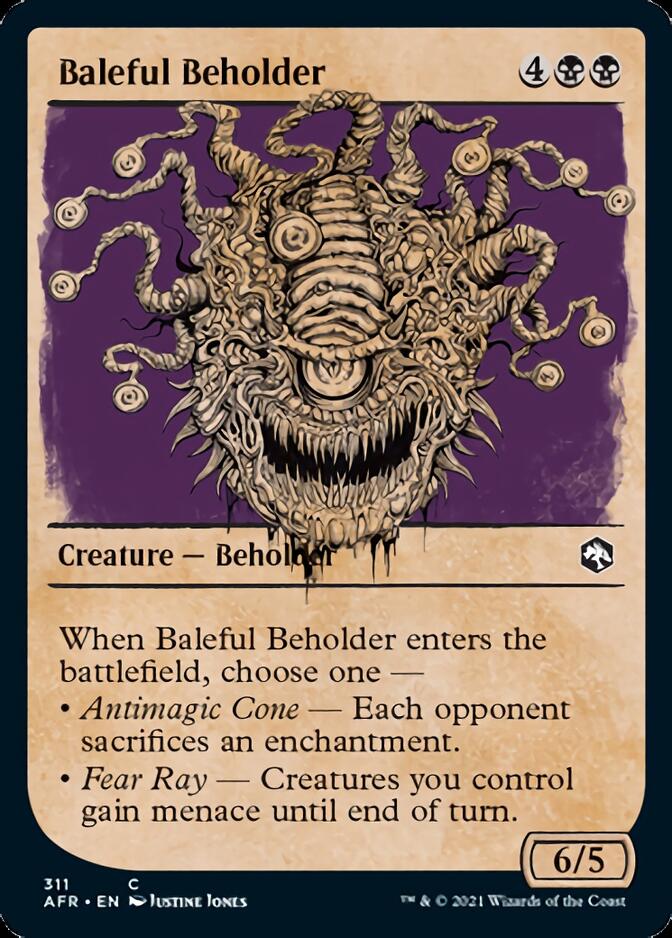 Baleful Beholder (Showcase) [Dungeons & Dragons: Adventures in the Forgotten Realms] | Eastridge Sports Cards & Games