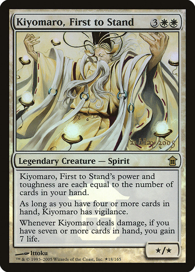 Kiyomaro, First to Stand [Saviors of Kamigawa Promos] | Eastridge Sports Cards & Games