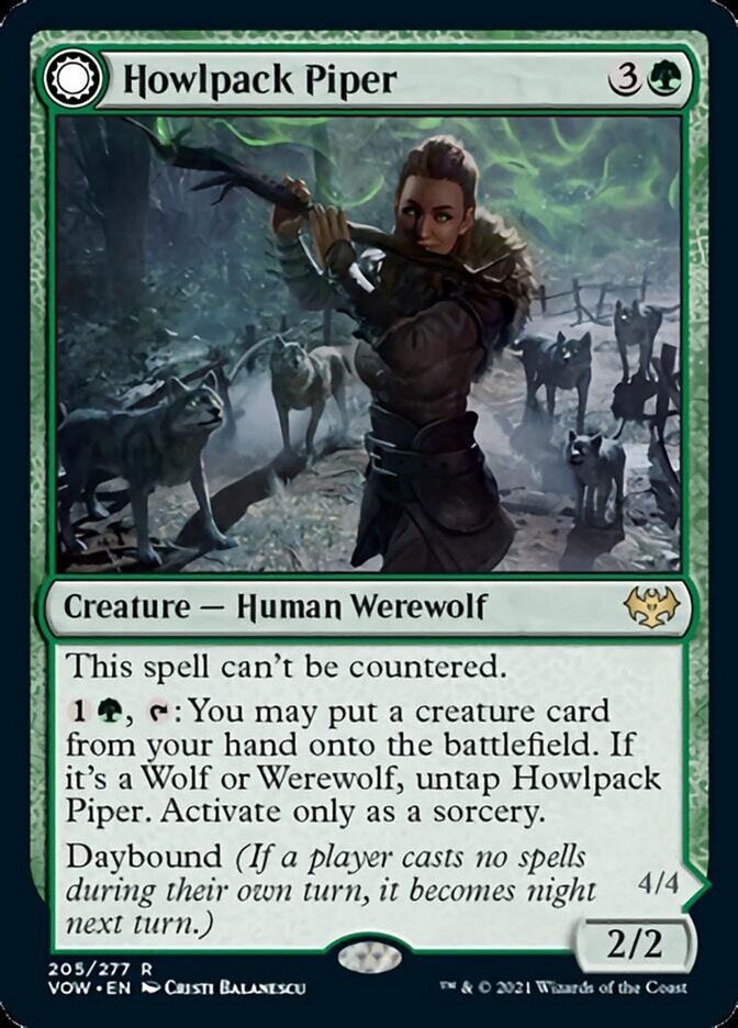 Howlpack Piper // Wildsong Howler [Innistrad: Crimson Vow] | Eastridge Sports Cards & Games