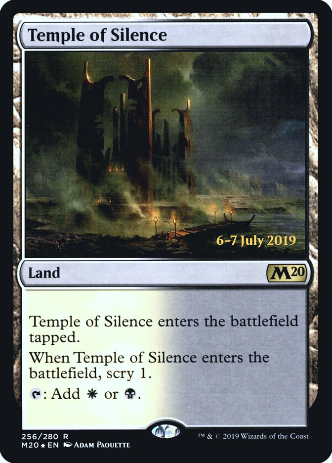 Temple of Silence  [Core Set 2020 Prerelease Promos] | Eastridge Sports Cards & Games