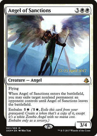 Angel of Sanctions [Amonkhet Promos] | Eastridge Sports Cards & Games