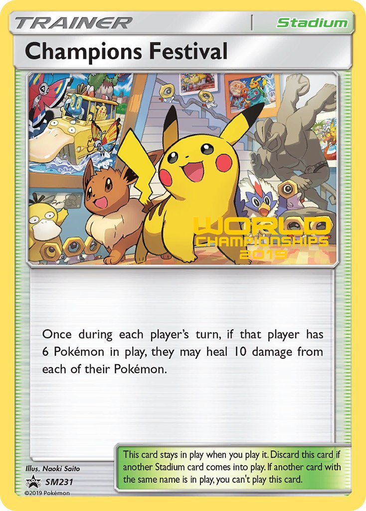 Champions Festival (SM231) (Quarter Finalist 2019) [Sun & Moon: Black Star Promos] | Eastridge Sports Cards & Games