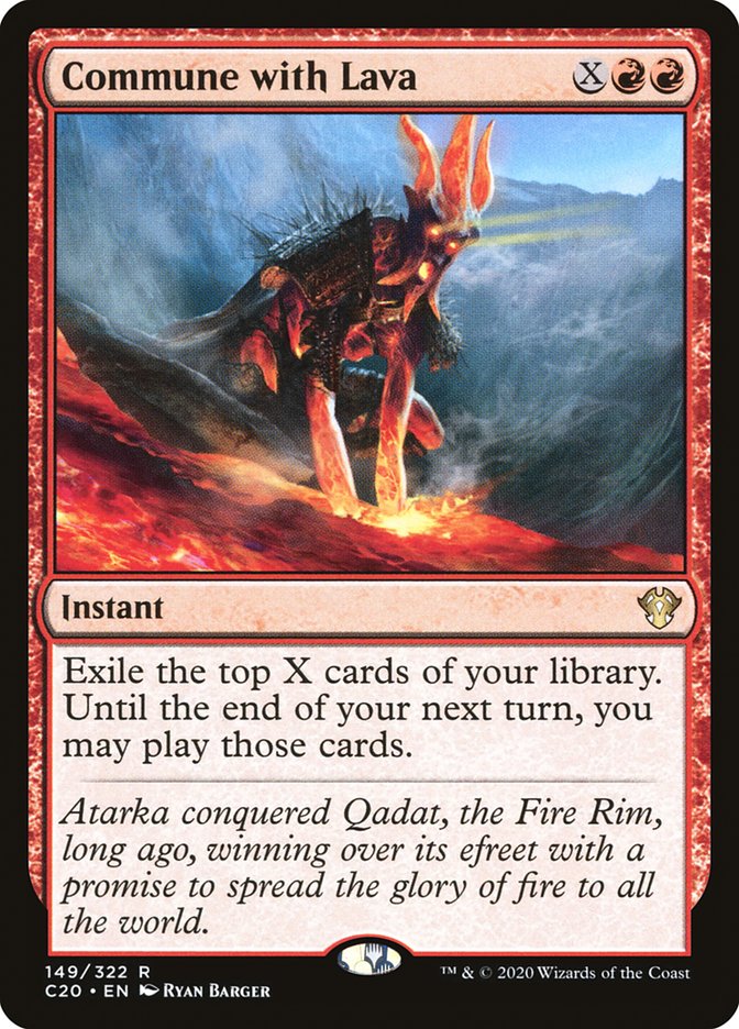 Commune with Lava [Commander 2020] | Eastridge Sports Cards & Games