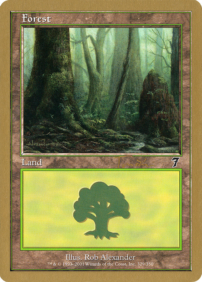 Forest (jt329) (Jan Tomcani) [World Championship Decks 2001] | Eastridge Sports Cards & Games