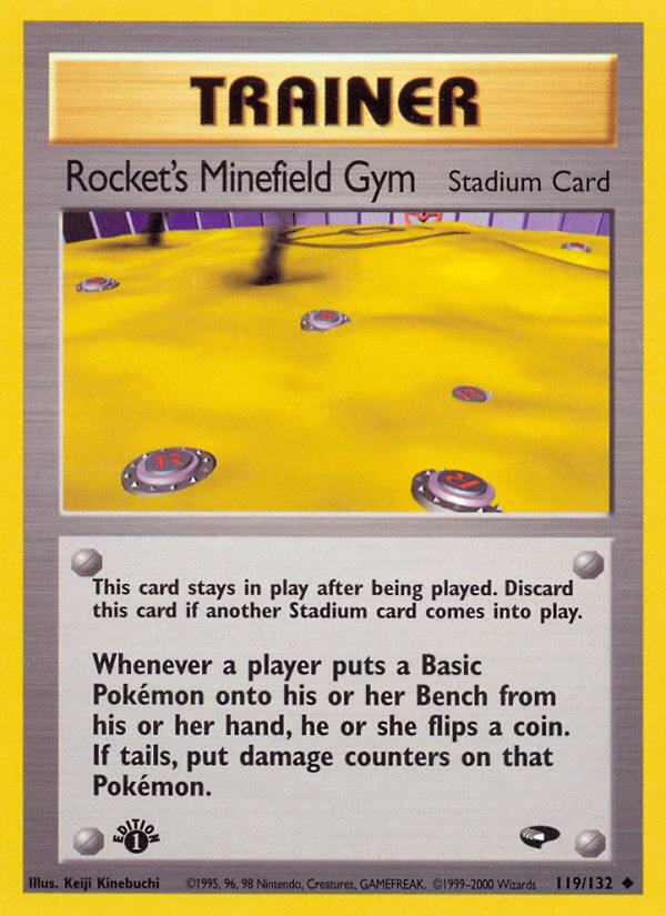 Rocket's Minefield Gym (119/132) [Gym Challenge 1st Edition] | Eastridge Sports Cards & Games