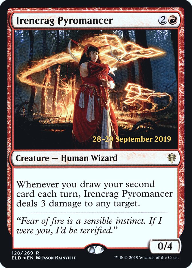 Irencrag Pyromancer  [Throne of Eldraine Prerelease Promos] | Eastridge Sports Cards & Games