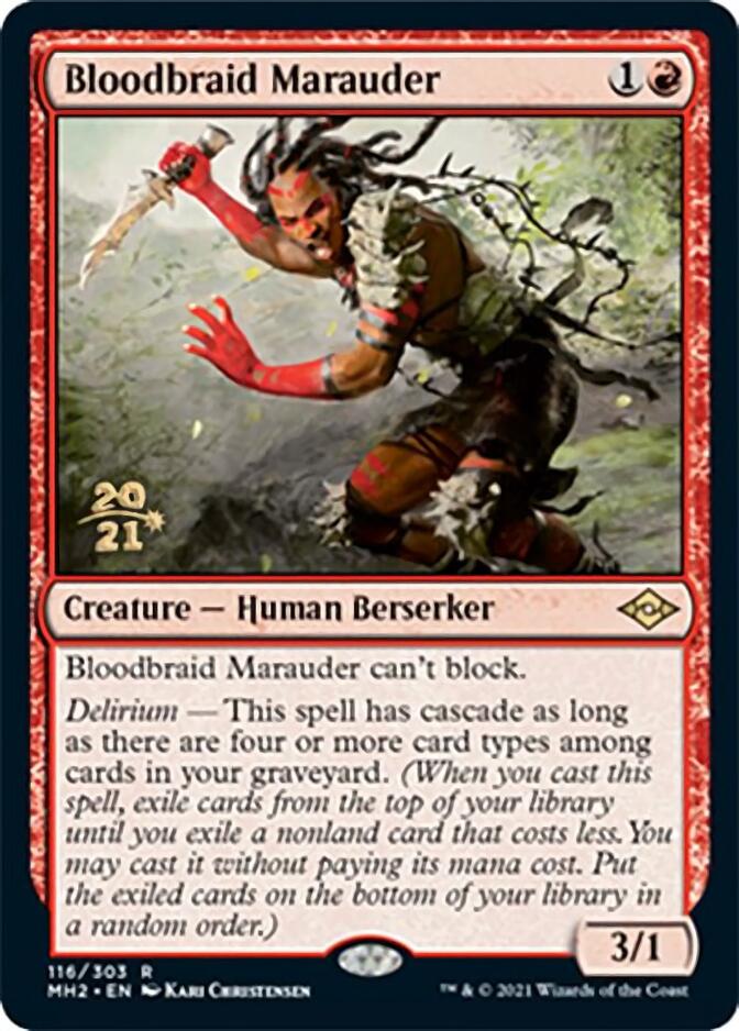 Bloodbraid Marauder [Modern Horizons 2 Prerelease Promos] | Eastridge Sports Cards & Games