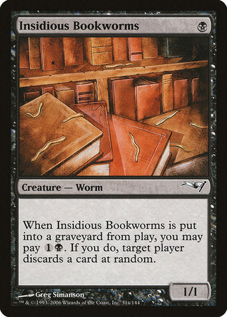 Insidious Bookworms (Version 2) [Coldsnap Theme Decks] | Eastridge Sports Cards & Games