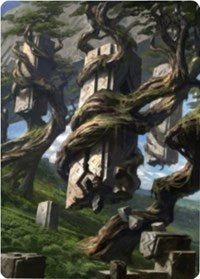 Forest 2 Art Card [Zendikar Rising Art Series] | Eastridge Sports Cards & Games