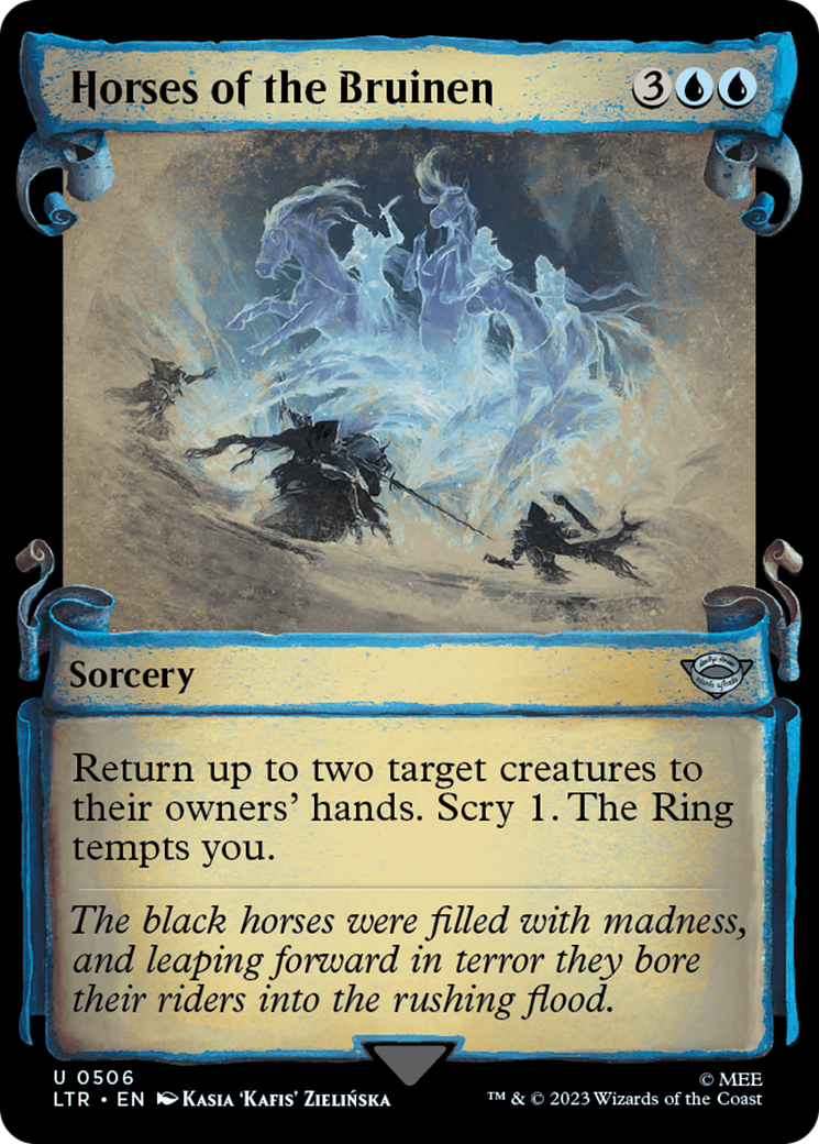 Horses of the Bruinen [The Lord of the Rings: Tales of Middle-Earth Showcase Scrolls] | Eastridge Sports Cards & Games